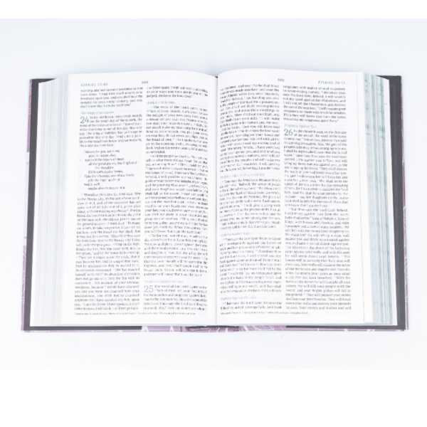 ESV Women Devotional Bible Purple Hard Cover - Image 2