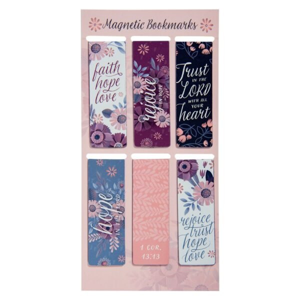 Hope In The Lord Six Piece Magnetic Bookmark Set