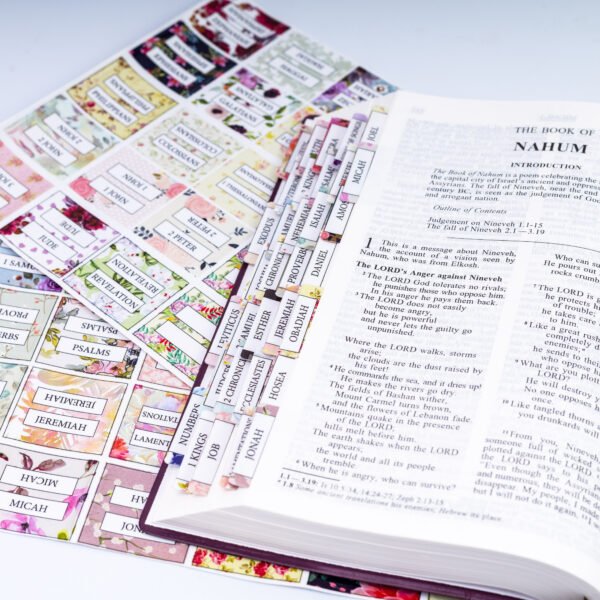 Floral Bible Tabs