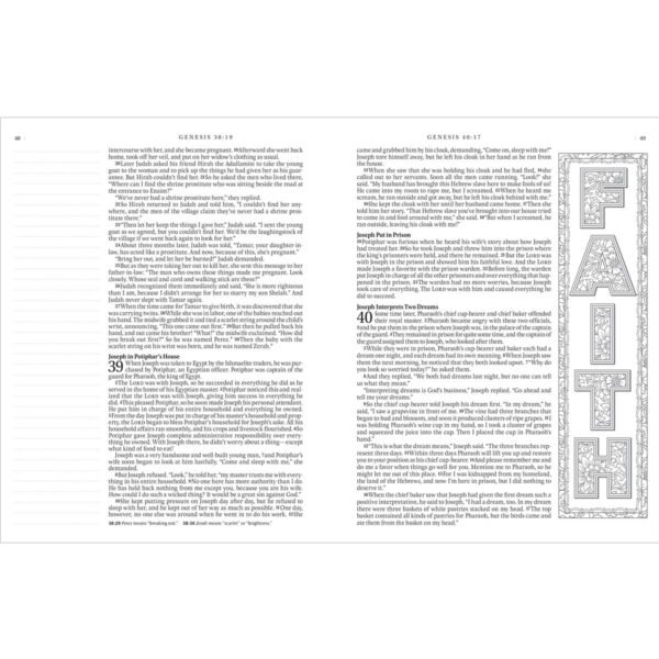 NLT Blue Faux Leather Hardcover Inspire Bible - Image 2