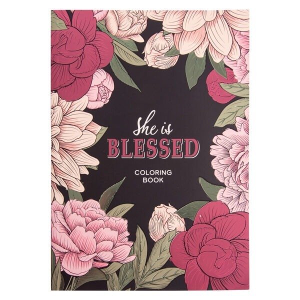 She is blessed coloring Book