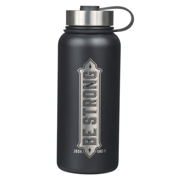 Be Strong And Let Your Heart Take Courage Stainless Steel Travel Mug - Psalm 31:24