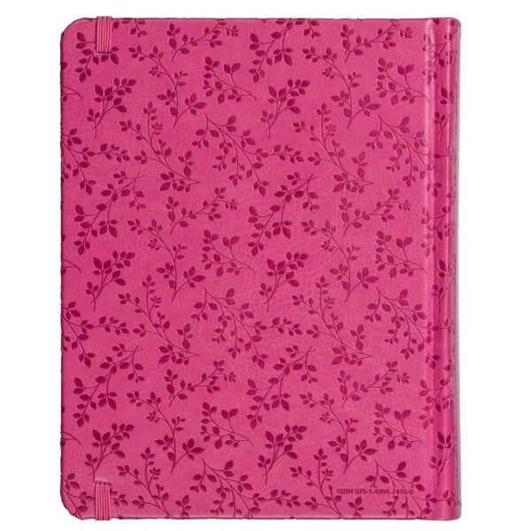 NLT Pink Peony Faux Leather Inspire Filament Bible - Image 4