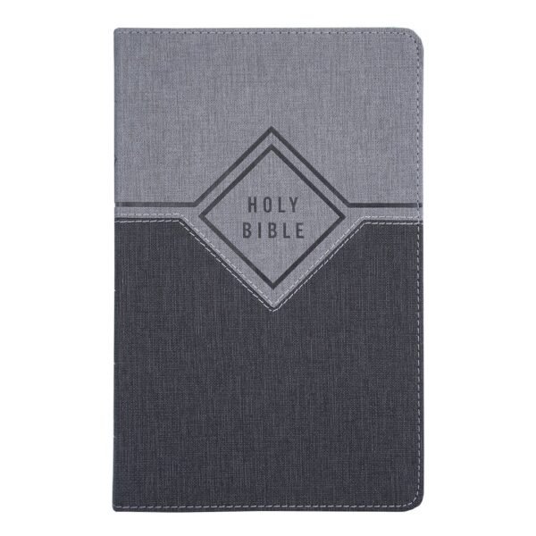 NIV Premium Gift Red Letter Indexed Black / Gray (Comfort Print)(Imitation Leather)