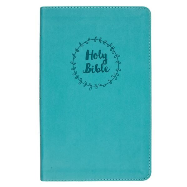 NIV Faux Leather Value Thinline Bible Teal Comfort Print - Image 7