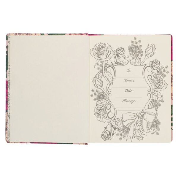 KJV Pink Floral Hardcover My Creative Bible - Image 3
