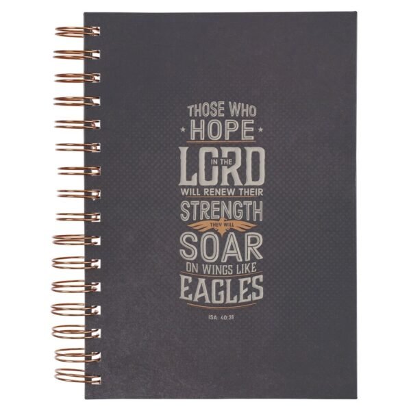 Those Who Hope In The Lord Large Wirebound Journal