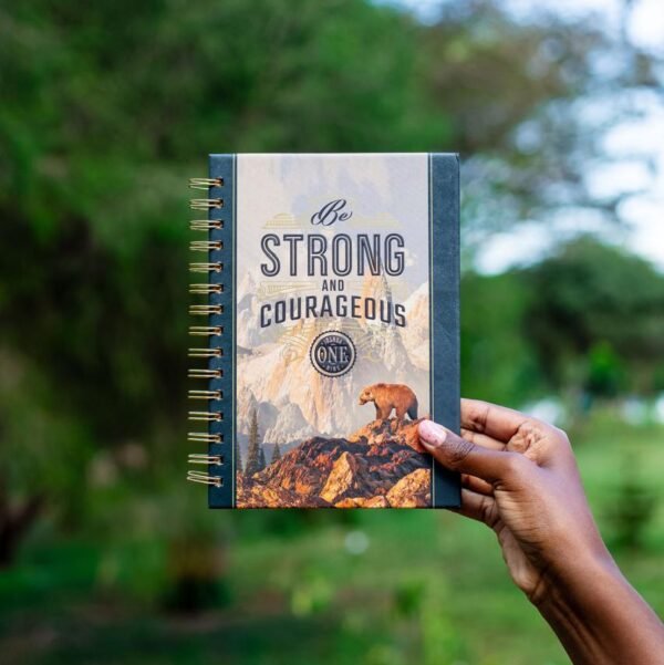 Be Strong In The Lord And In His Mighty Power Large Wirebound Journal