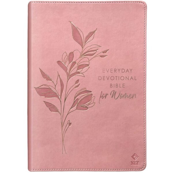 :NLT Pink Flexcover Faux Leather Everyday Devotional Bible For Women
