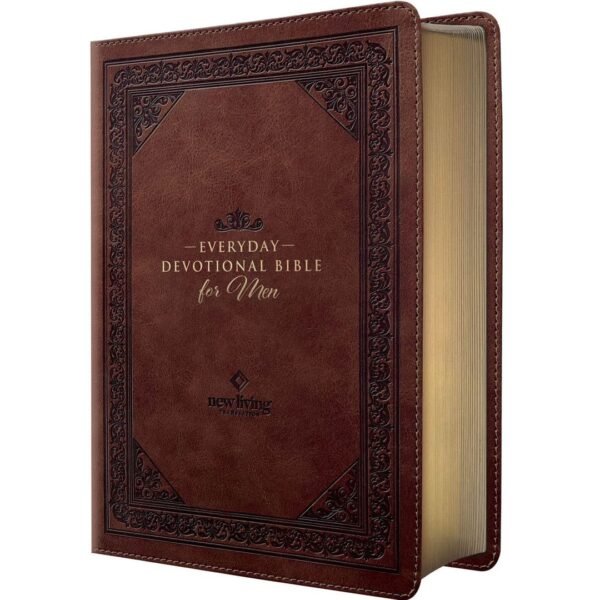 NLT Landscape Hardcover Everyday Devotional Bible For Men